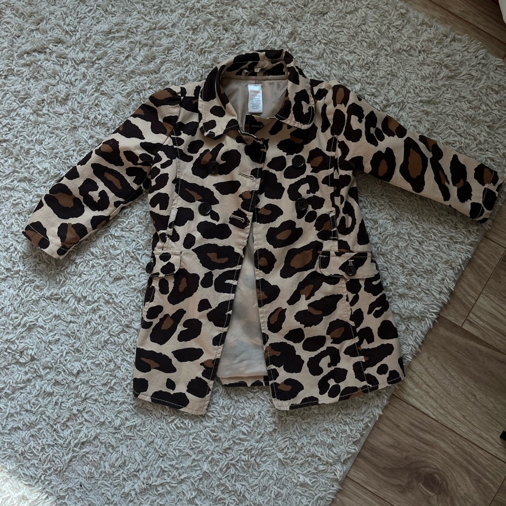 Gymboree Tan and Brown Kids Pea Coat